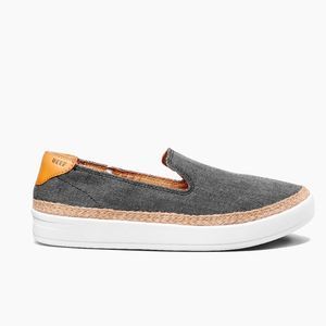 Reef 11 Cushion Sunrise Charcoal Tan & White Shoe… - image 1